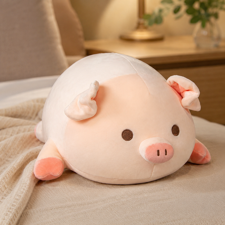 Lying Squishy Pig Plush Toy Soft Piggy Pillow Cute Kids Gift