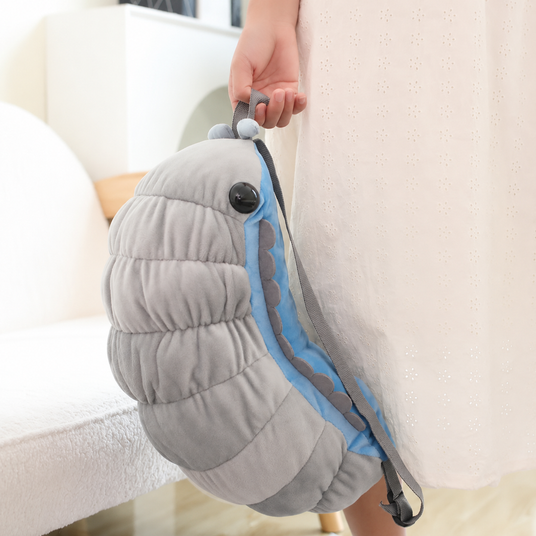 Pill-bug Plush Backpack Cartoon Soft Stuffed Kids Gift