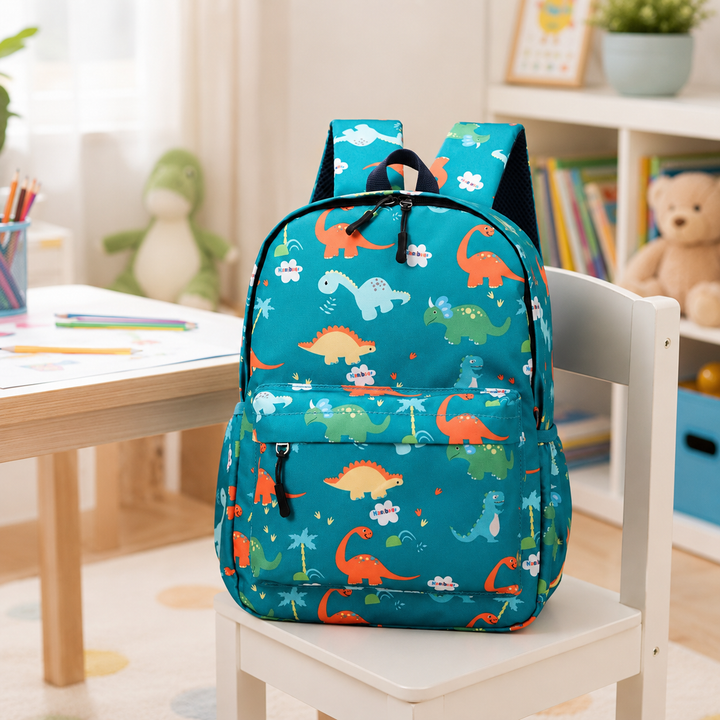 Kids Dinosaur Kindergarten School Backpack Ages 3-7