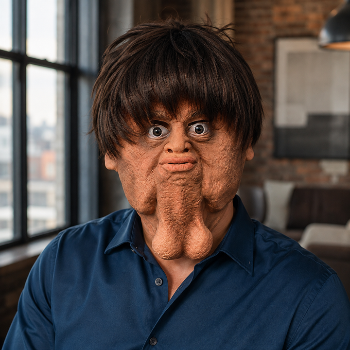 Big Chin Mask Funny Novelty Halloween Costume Mask
