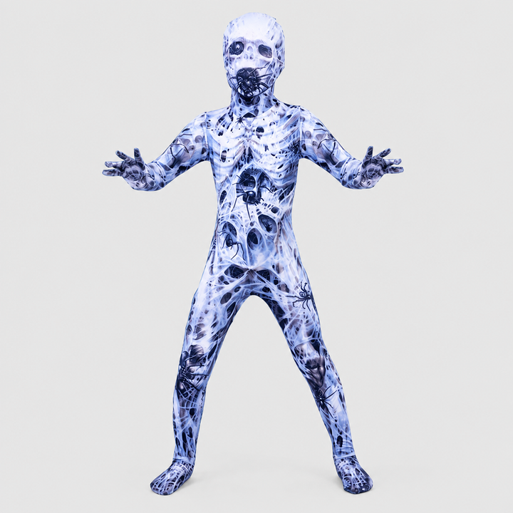 Slenderman Faceless Bodysuit Costume for Men Halloween Costume
