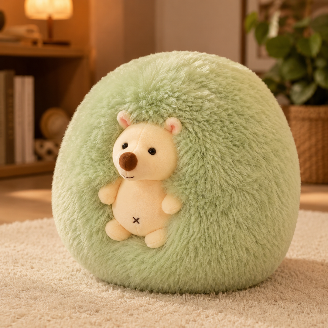 Cute Hedgehog Plush Toy Soft Stuffed Animal Doll Kids Gift