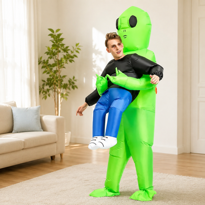 Alien Abduction Inflatable Costume for Kids Halloween