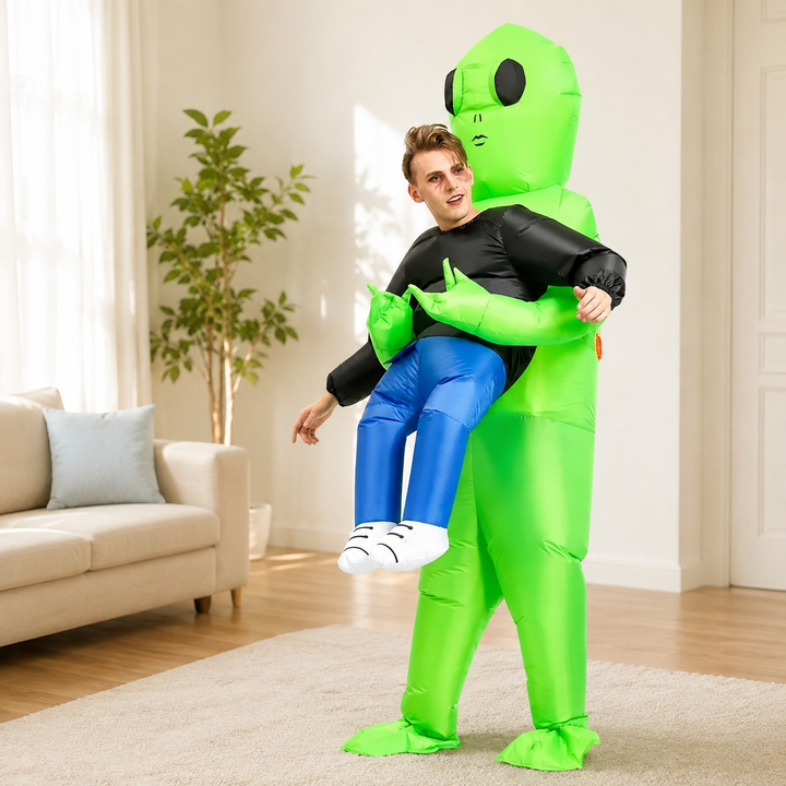 Alien Abduction Inflatable Costume for Kids Halloween