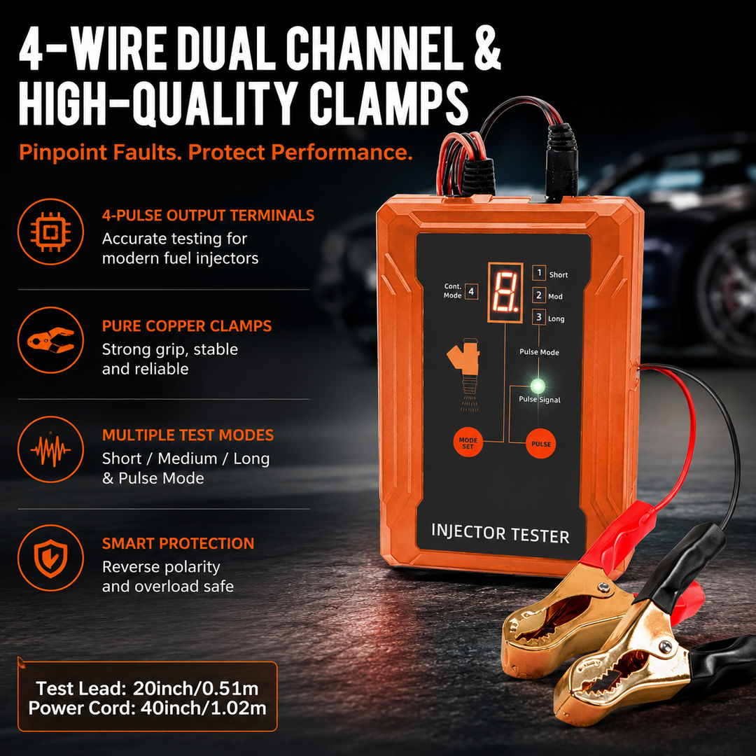 Fuel Injector Tester and Cleaner DIY Tool Kit Universal Car Diagnostic