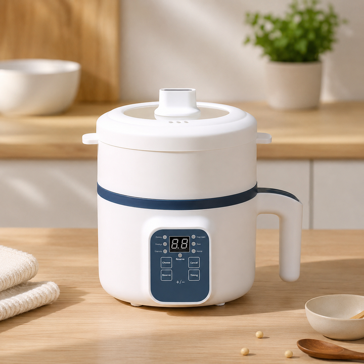 1.7L Electric Rice Cooker Multi-Function Non-Stick Pot Steamer Single Double Layer