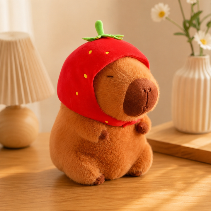 Cute Capybara Plush Doll Anime Fluffy Stuffed Animal Kids Gift