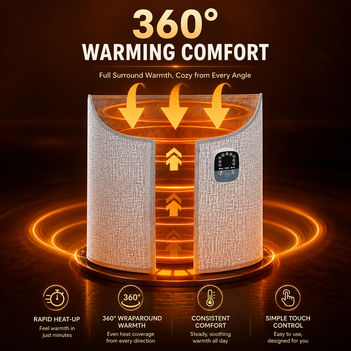 Portable Winter Foot Warmer 9 Speed Digital Display Office Home Constant Temp