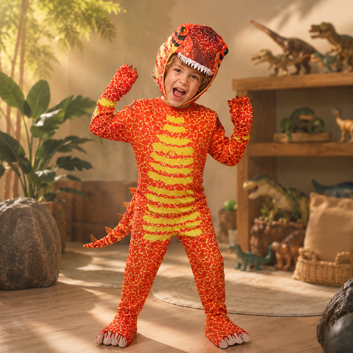 Kids Dinosaur Costume T-Rex Jumpsuit Halloween Costume