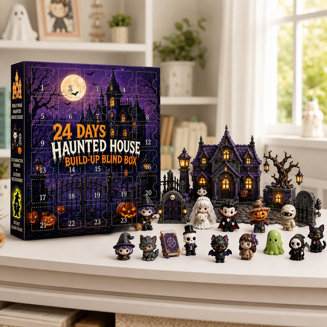 24-Day Haunted House Build-Up Halloween Advent  Calendar Blind Box