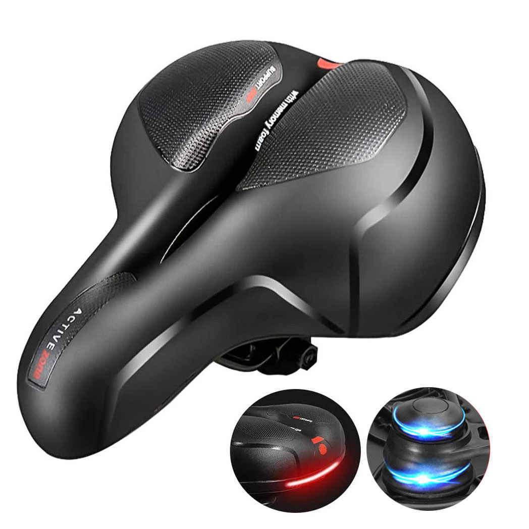 Bicycle Seat with Reflector Soft Comfortable Design