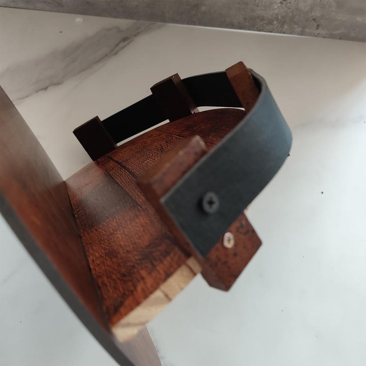 Bourbon Whiskey Barrel Wall Shelf