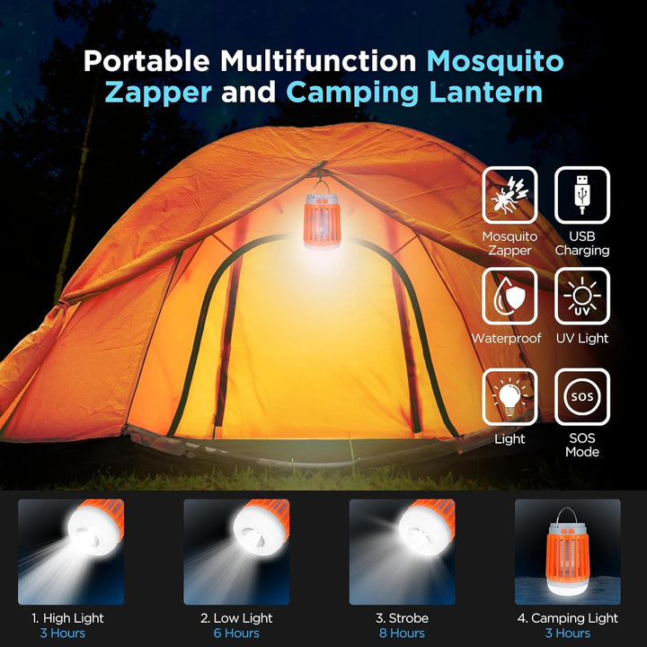 Electric Bug Zapper Mosquito Insect Trap 3-in-1 Outdoor