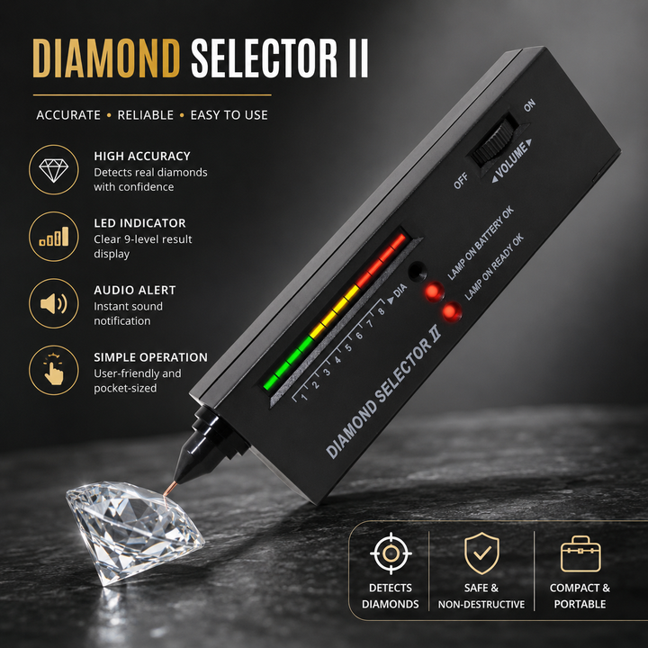 Diamond Tester Pen Portable Gem Selector Jeweler Tool for Stones and Jewelry