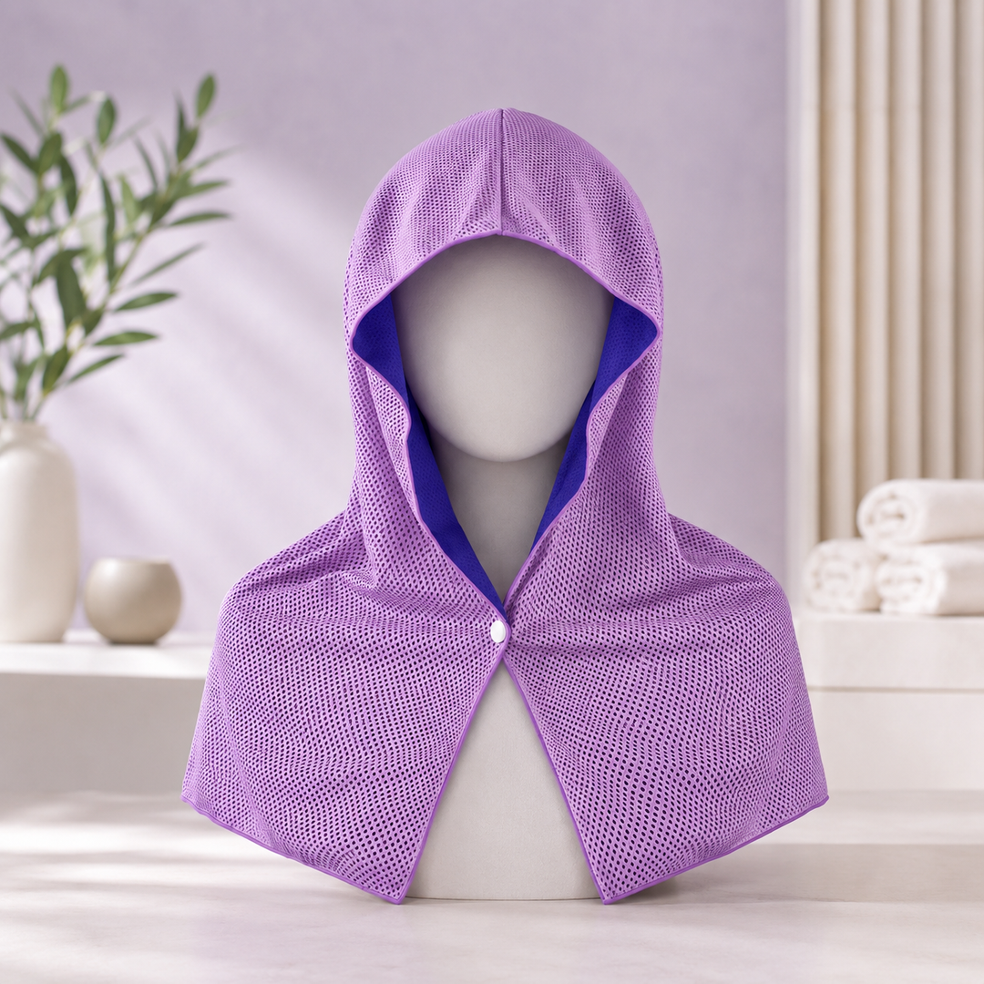 Cooling Hooded Towel UV Protection Quick Dry Camping Cycling Running