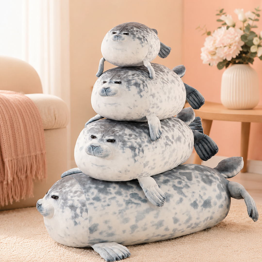 Seal Pillow Plush Soft Sleeping Doll Birthday Kids Gift