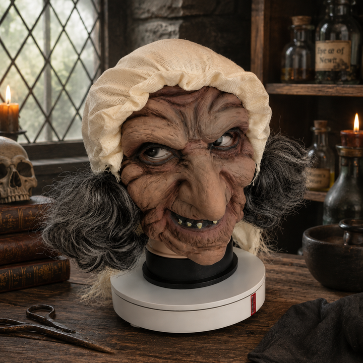 Halloween Witch Wizard Mask Horror Cosplay Headgear Haunted House Performance Costume Party