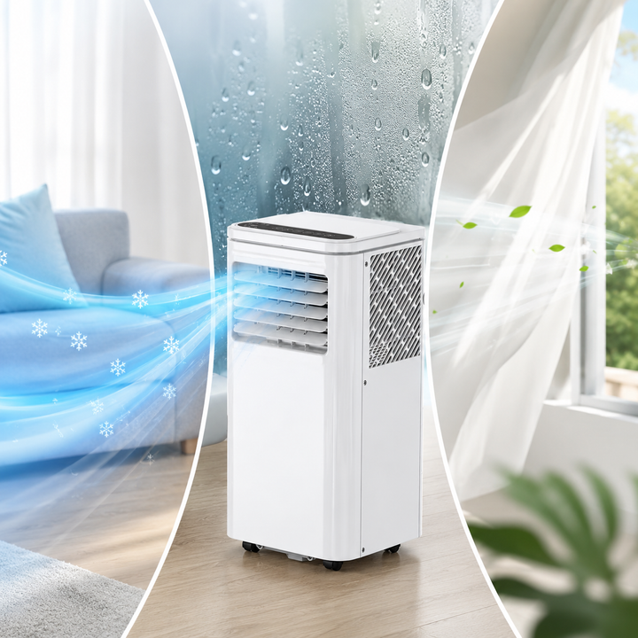 10000 BTU Portable Air Conditioner 4-in-1 Dehumidifier Fan Sleep Mode 450 Sq Ft