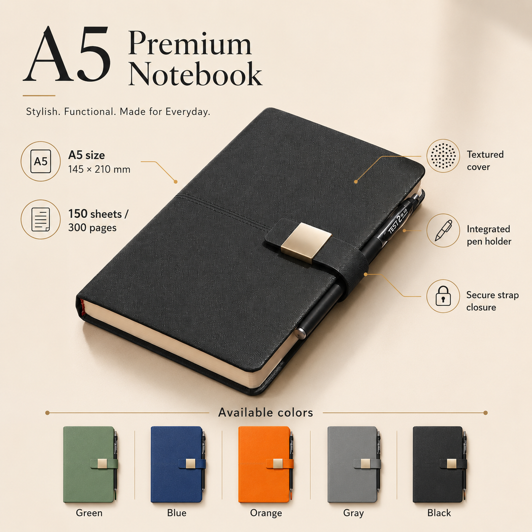A5 Customized Business Notebook Gift Set