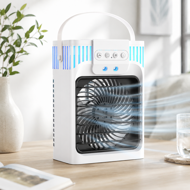 USB Desktop Mist Spray Fan Portable Personal Cooler Water Tank Silent Office