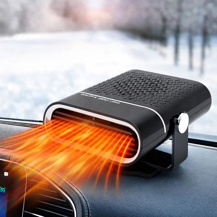 Portable Car Heater 4-in-1 Fan 12V Heating Cooling Defrosting