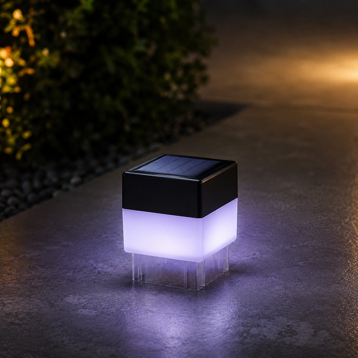 Cube Night Light Touch Control Color Changing LED Bedside Mood Lamp Rechargeable