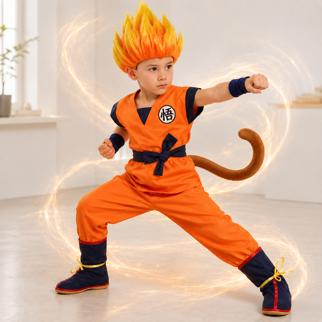 Son Goku Dragon Ball Costume for Kids and Adult Cosplay