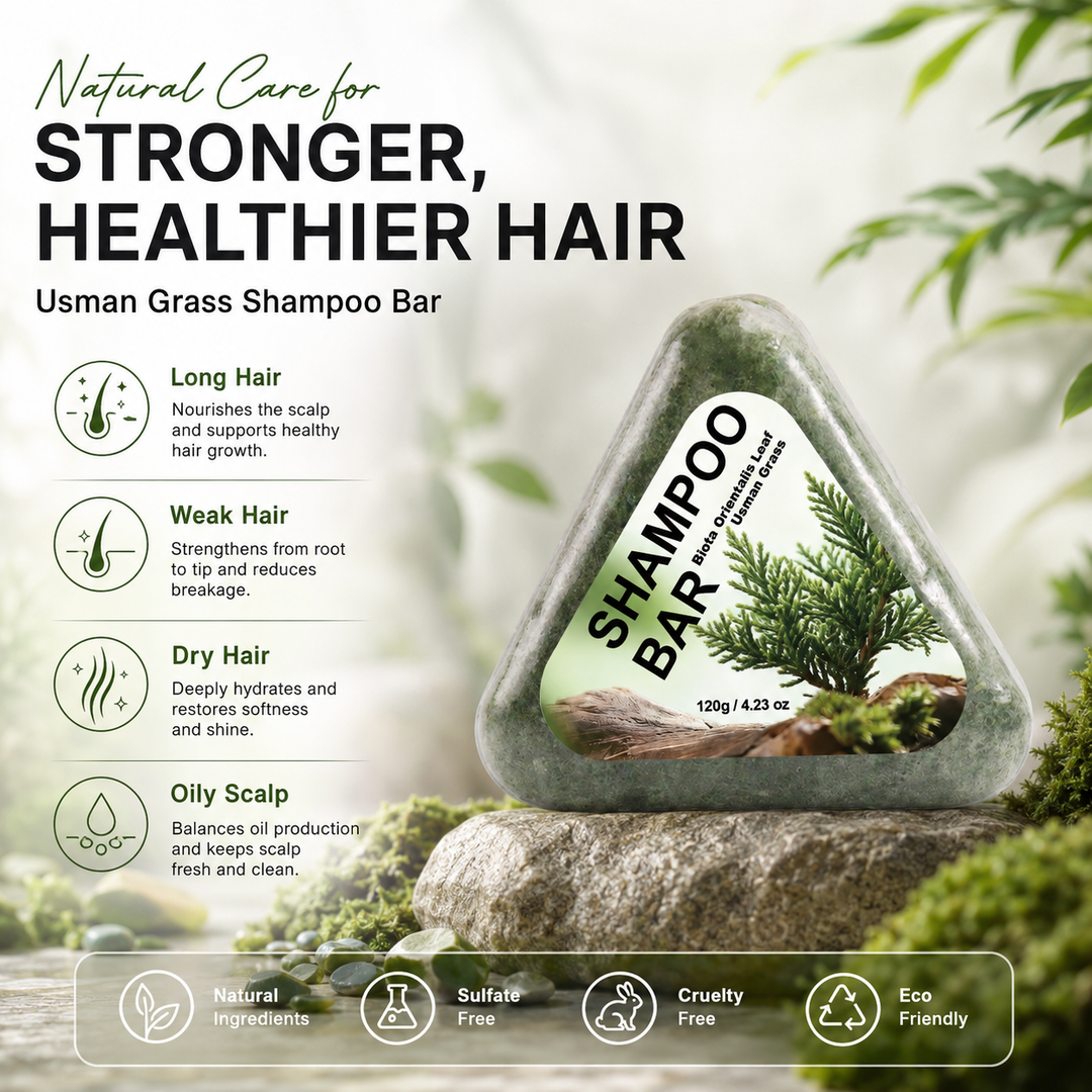 Shampoo Bar for Hair Growth Anti-Hair-Loss Oil Control Organic Natural Soap