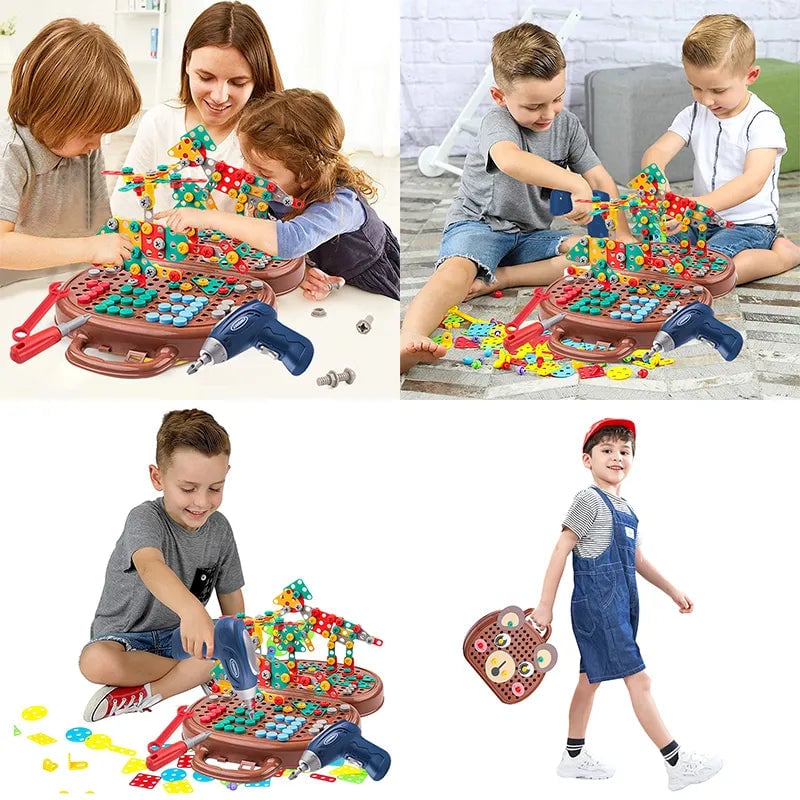 Montessori Toy Set Toolbox Educational Play Set
