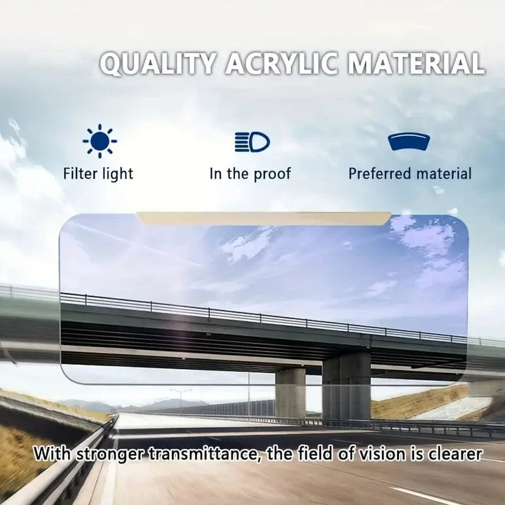Car Sun Visor Extender Anti-Glare Shield Attachment