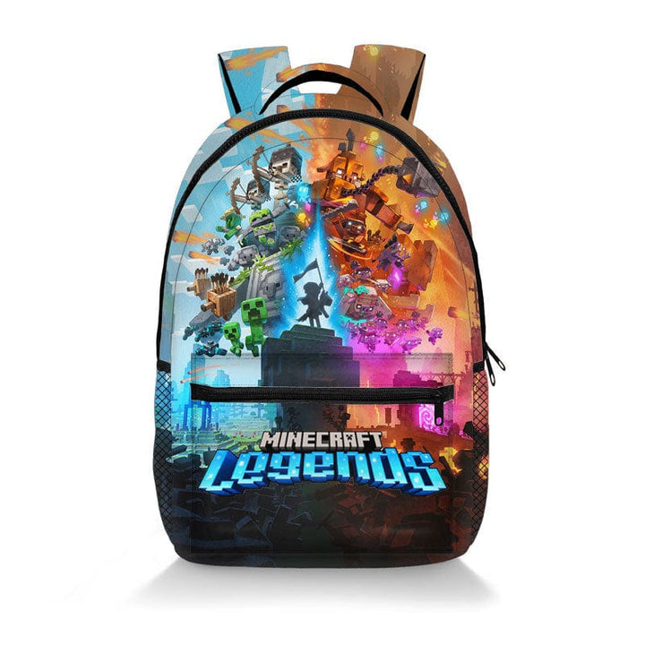 Minecraft Backpack School Bag Pixel Design Gaming Backpack