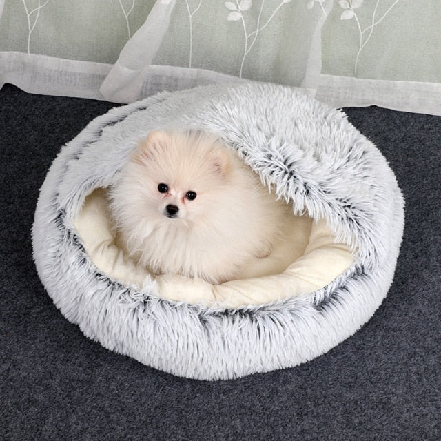 Cat Cave Bed Plush Pet Bed
