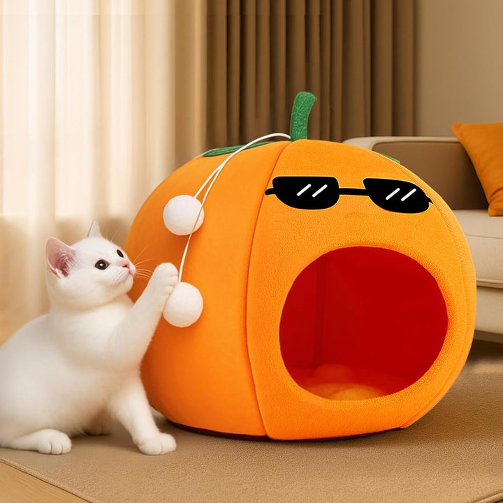 Circular Cat Bed Dog Bed Washable Pet Bed Cat Cave