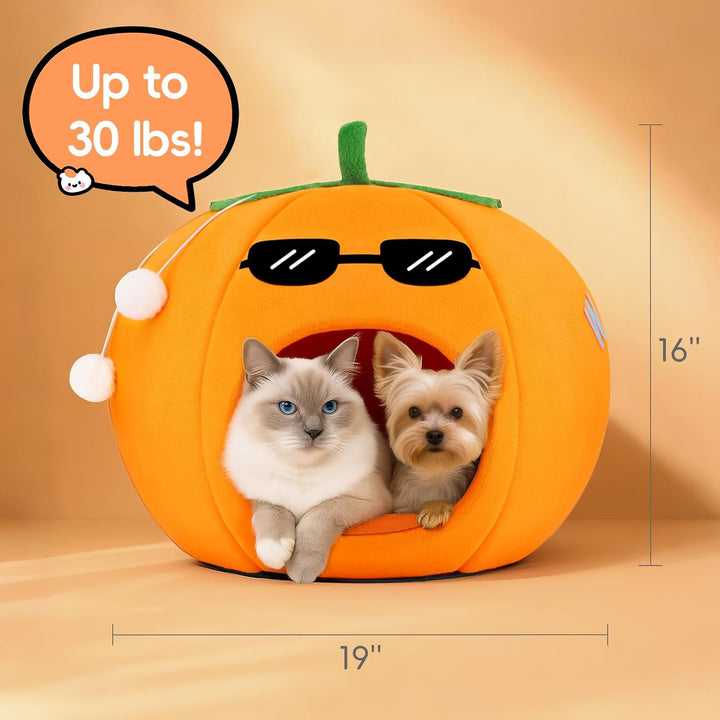 Circular Cat Bed Dog Bed Washable Pet Bed Cat Cave