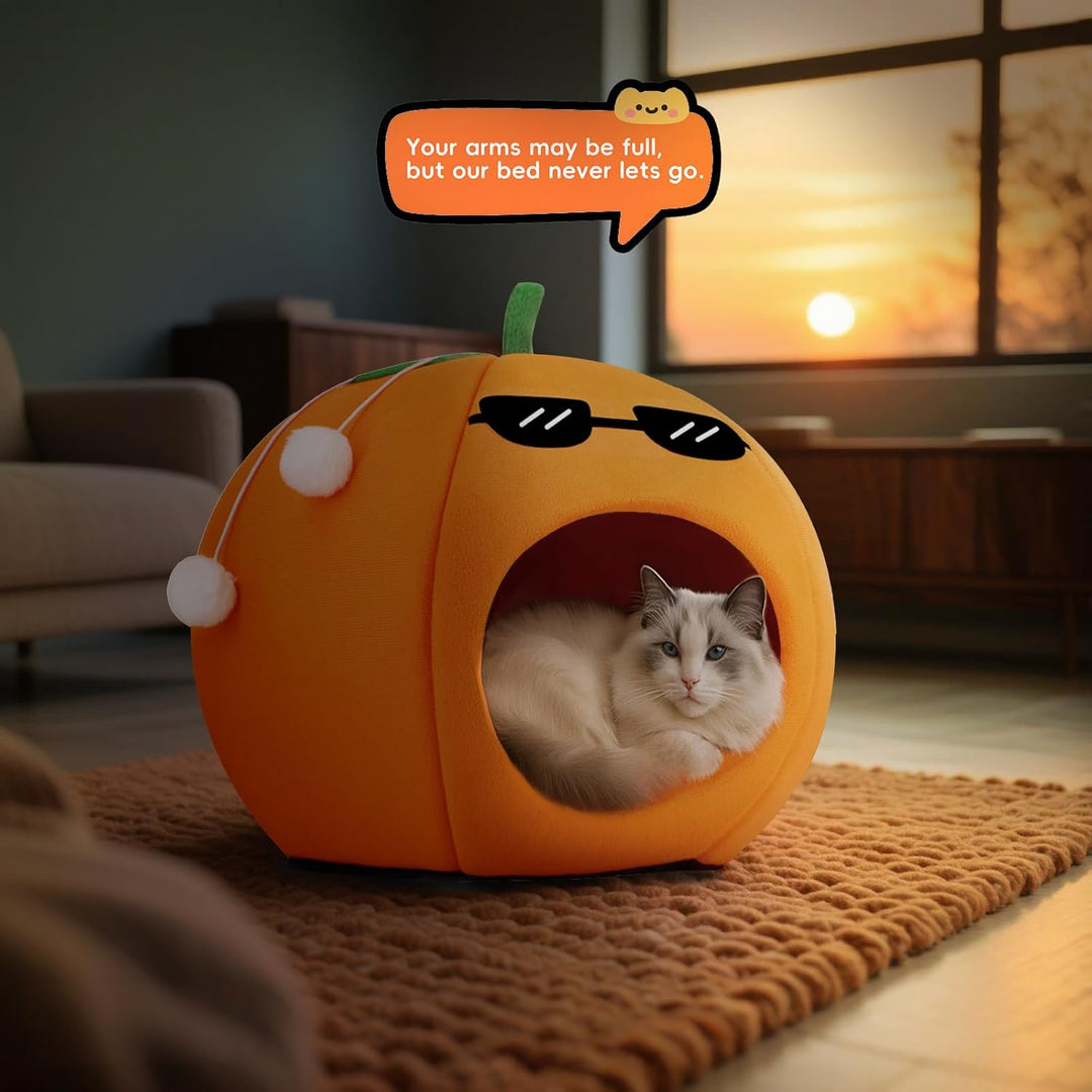 Circular Cat Bed Dog Bed Washable Pet Bed Cat Cave