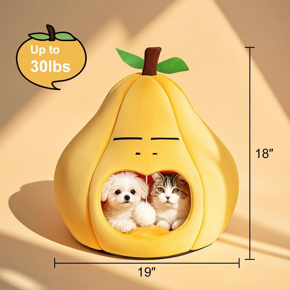 Circular Cat Bed Dog Bed Washable Pet Bed Cat Cave