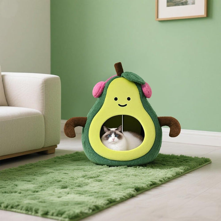 Circular Cat Bed Dog Bed Washable Pet Bed Cat Cave