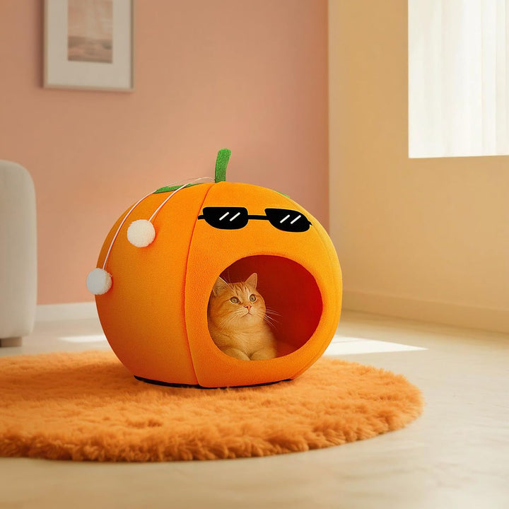 Circular Cat Bed Dog Bed Washable Pet Bed Cat Cave