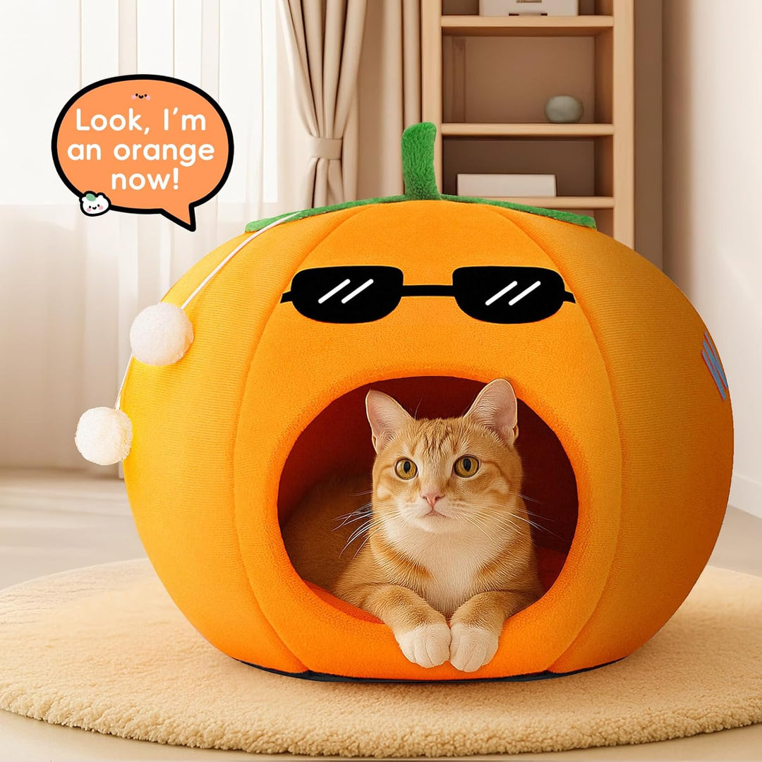 Circular Cat Bed Dog Bed Washable Pet Bed Cat Cave