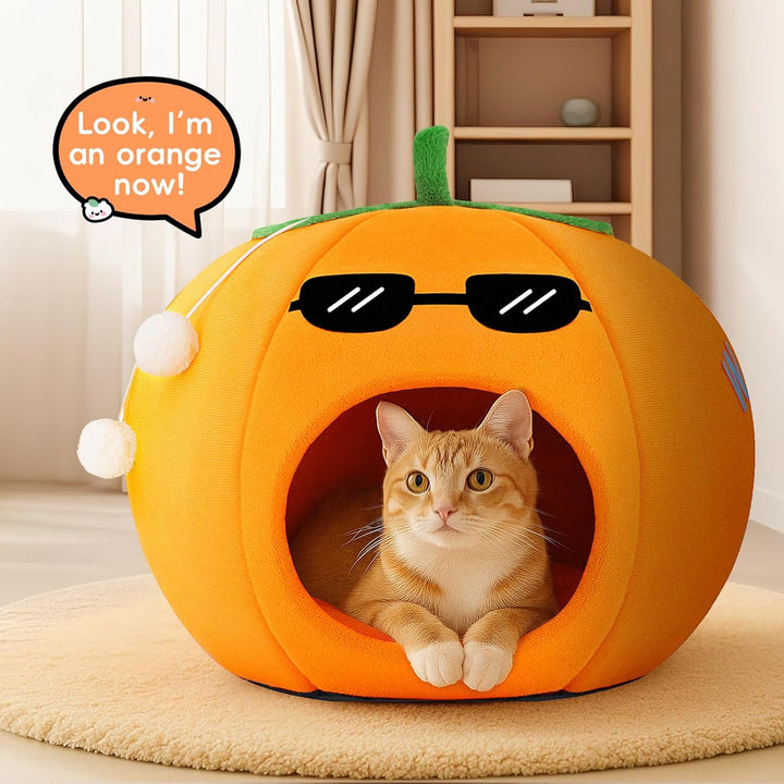 Circular Cat Bed Dog Bed Washable Pet Bed Cat Cave
