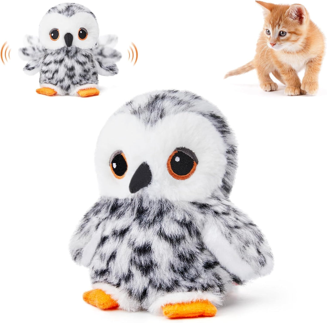 Cat Toy Flapping Bird Interactive Kicker Catnip Rechargeable