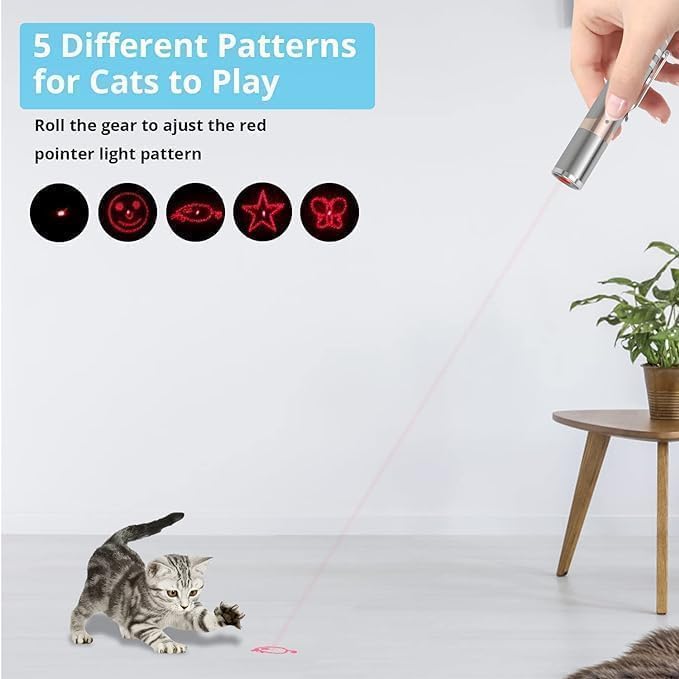 Rechargeable Laser Light Cat Toy