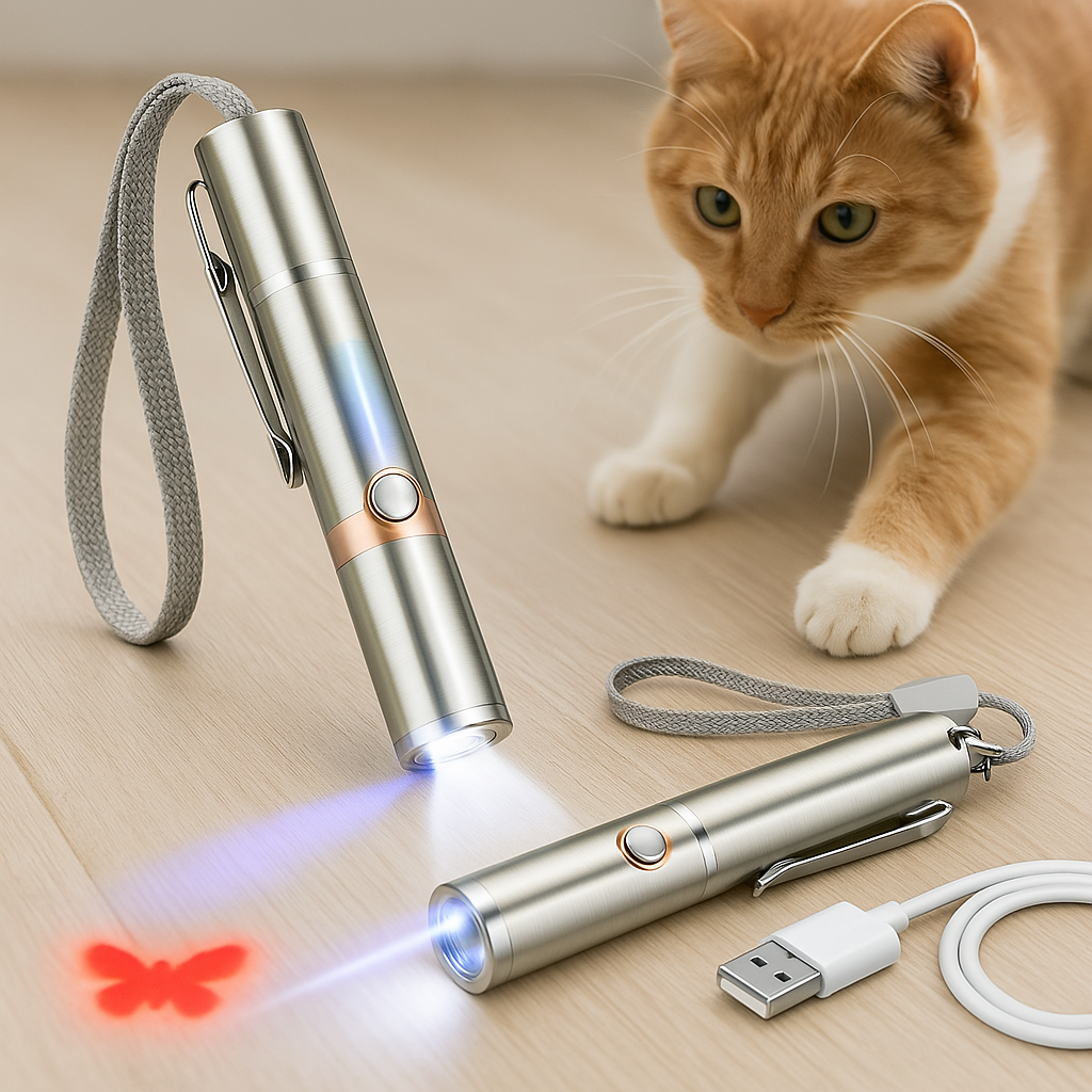 Rechargeable Laser Light Cat Toy