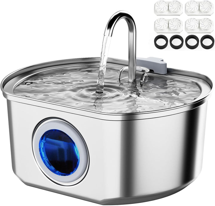 Automatic Cat Water Fountain Dispenser Pet Drinking Bowl