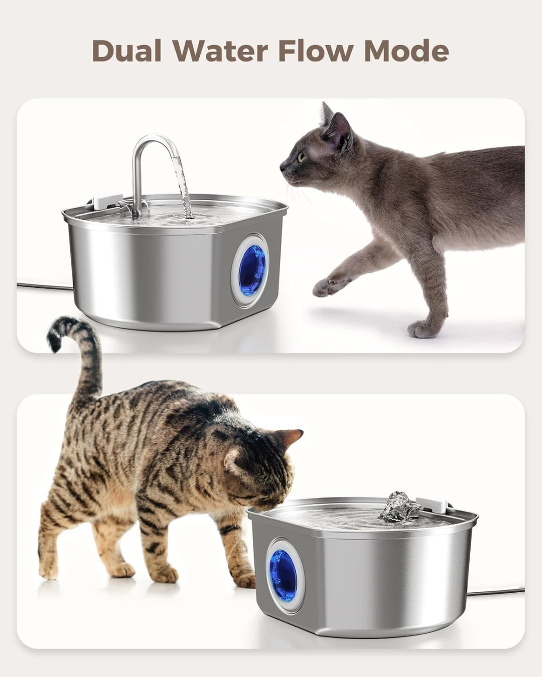 Automatic Cat Water Fountain Dispenser Pet Drinking Bowl
