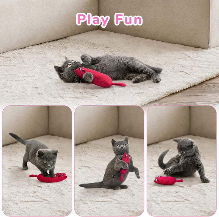 Catnip Mice Toys for Cats 5 Pack Chew Toys