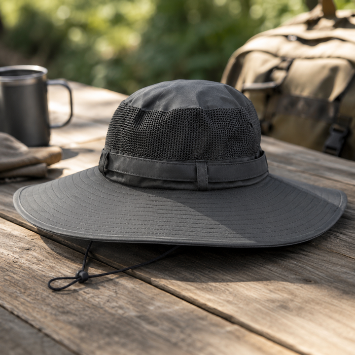 Summer Large Sun Hat Breathable Mesh Fisherman Hiking Beach Cap