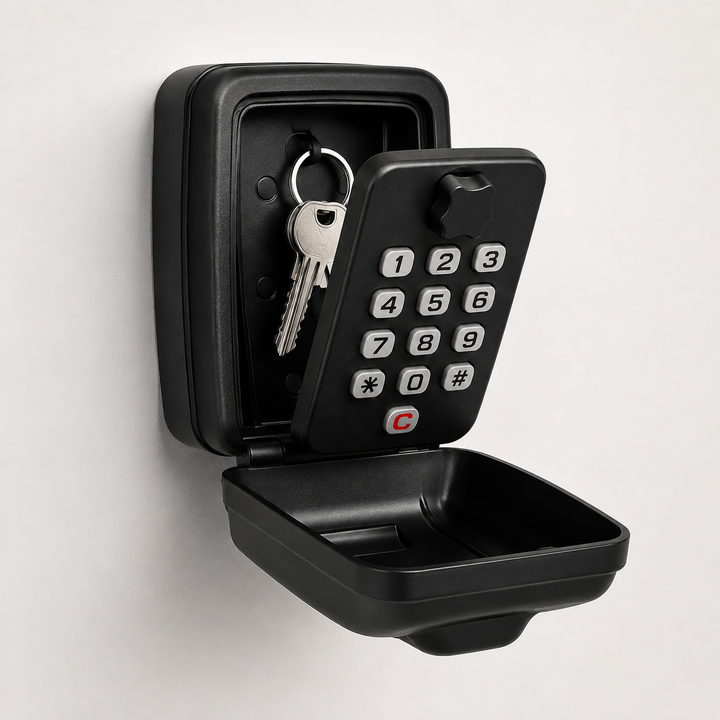 Key Safe Box Wall Mount Lock Box with Numeric Code