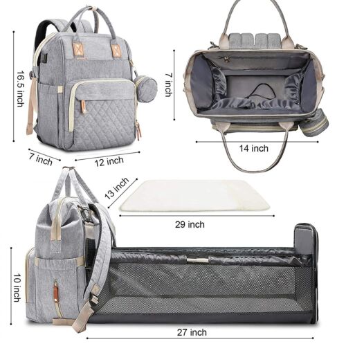 Travel Cot Changing Bag Organizer