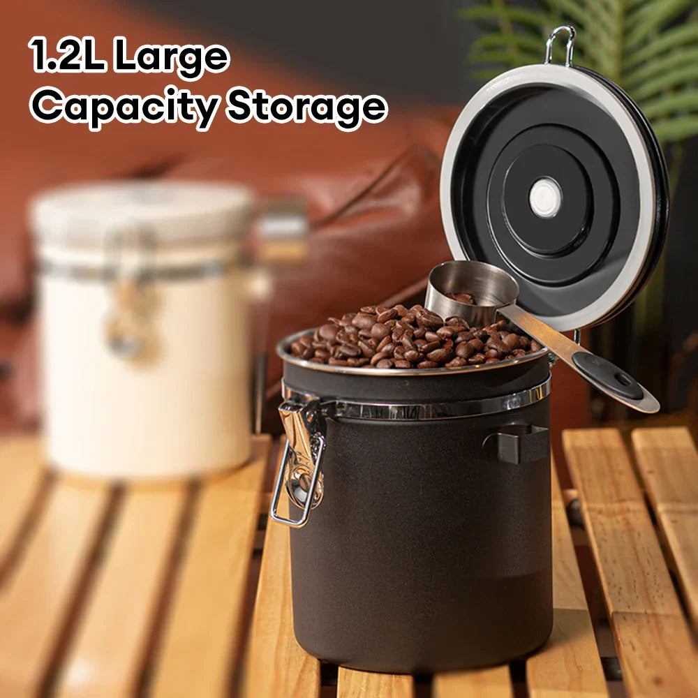 Stainless Steel Coffee Storage Canister Container
